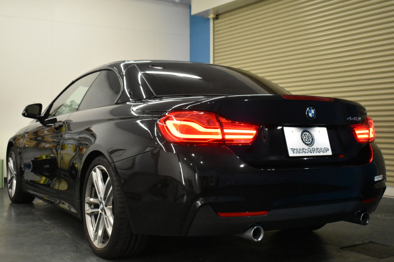BMW 4シリーズ 440i ｶﾌﾞﾘｵﾚ Mｽﾎﾟｰﾂ LCI後期 ﾍｷｻｺﾞﾅﾙLEDﾍｯﾄﾞﾗｲﾄ 追従ACC HUD TOPﾋﾞｭｰ Pｱｼｽﾄ 直6ﾀｰﾎﾞ ﾋｰﾀｰ付黒革 液晶ﾒｰﾀｰ harman/kardon 車線変更&逸脱&歩行者&衝突警告 衝突軽減B 19AW ﾀｯﾁﾊﾟﾈﾙﾅﾋﾞBｶﾒﾗ 2年保証