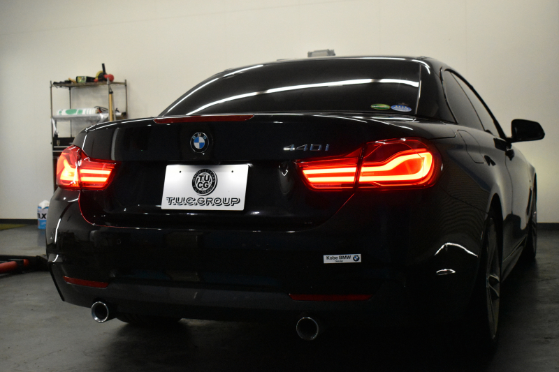 BMW 4シリーズ 440i ｶﾌﾞﾘｵﾚ Mｽﾎﾟｰﾂ LCI後期 ﾍｷｻｺﾞﾅﾙLEDﾍｯﾄﾞﾗｲﾄ 追従ACC HUD TOPﾋﾞｭｰ Pｱｼｽﾄ 直6ﾀｰﾎﾞ ﾋｰﾀｰ付黒革 液晶ﾒｰﾀｰ harman/kardon 車線変更&逸脱&歩行者&衝突警告 衝突軽減B 19AW ﾀｯﾁﾊﾟﾈﾙﾅﾋﾞBｶﾒﾗ 2年保証