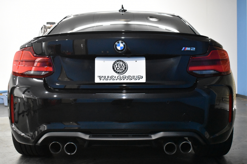 BMW Mシリーズ M2 6速MT LCI後期 ﾋｰﾀｰ付黒革 ｱﾀﾞﾌﾟﾃｨﾌﾞﾍｷｻｺﾞﾅﾙLEDﾍｯﾄﾞﾗｲﾄ&ﾃｰﾙ ﾀｯﾁﾊﾟﾈﾙHDDﾅﾋﾞBｶﾒﾗ 19AW 車線逸脱&歩行者警告 衝突軽減ﾌﾞﾚｰｷ ｶｰﾎﾞﾝｲﾝﾃﾘｱ ｽﾏｰﾄｷｰ 2年保証