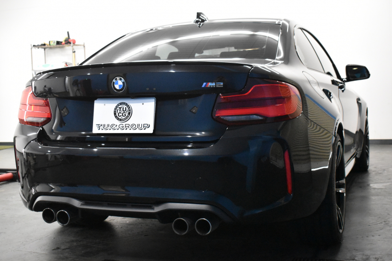 BMW Mシリーズ M2 6速MT LCI後期 ﾋｰﾀｰ付黒革 ｱﾀﾞﾌﾟﾃｨﾌﾞﾍｷｻｺﾞﾅﾙLEDﾍｯﾄﾞﾗｲﾄ&ﾃｰﾙ ﾀｯﾁﾊﾟﾈﾙHDDﾅﾋﾞBｶﾒﾗ 19AW 車線逸脱&歩行者警告 衝突軽減ﾌﾞﾚｰｷ ｶｰﾎﾞﾝｲﾝﾃﾘｱ ｽﾏｰﾄｷｰ 2年保証