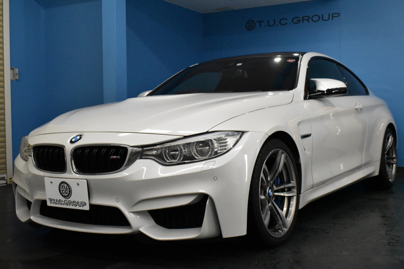 BMW Mシリーズ M4ｸｰﾍﾟ MDCT ｱﾀﾞﾌﾟﾃｨﾌﾞMｻｽﾍﾟﾝｼｮﾝ ﾋｰﾀｰ付黒革 ｶｰﾎﾞﾝR&ｲﾝﾃﾘｱ  HUD ｱﾀﾞﾌﾟﾃｨﾌﾞLEDﾍｯﾄﾞﾗｲﾄ 7速DCT ｵﾌﾟｼｮﾝ19AW 衝突軽減ﾌﾞﾚｰｷ 車線逸脱&歩行者警告 ﾌﾙｾｸﾞ 前後PDC Bｶﾒﾗ 2年保証