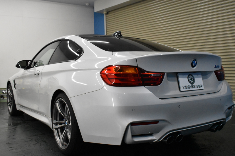 BMW Mシリーズ M4ｸｰﾍﾟ MDCT ｱﾀﾞﾌﾟﾃｨﾌﾞMｻｽﾍﾟﾝｼｮﾝ ﾋｰﾀｰ付黒革 ｶｰﾎﾞﾝR&ｲﾝﾃﾘｱ  HUD ｱﾀﾞﾌﾟﾃｨﾌﾞLEDﾍｯﾄﾞﾗｲﾄ 7速DCT ｵﾌﾟｼｮﾝ19AW 衝突軽減ﾌﾞﾚｰｷ 車線逸脱&歩行者警告 ﾌﾙｾｸﾞ 前後PDC Bｶﾒﾗ 2年保証