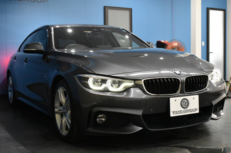 BMW 4シリーズ 420i ｸﾞﾗﾝｸｰﾍﾟ Mｽﾎﾟｰﾂ  LCI後期 追従ACC ﾍｷｻｺﾞﾅﾙLEDﾍｯﾄﾞﾗｲﾄ&ﾃｰﾙ ﾋｰﾀｰ付ｱﾙｶﾝﾀｰﾗ電動ｽﾎﾟｰﾂｼｰﾄ ﾀｯﾁﾊﾟﾈﾙ式iﾄﾞﾗｲﾌﾞHDDﾅﾋﾞ Bｶﾒﾗ 前後PDC ﾌﾙｾｸﾞ 車線変更&逸脱&歩行者警告 衝突軽減ﾌﾞﾚｰｷ ｳｯﾄﾞｲﾝﾃﾘｱ 18AW 電動Rｹﾞｰﾄ 2年保証