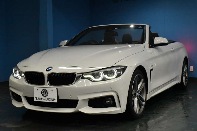 BMW 4シリーズ 440i ｶﾌﾞﾘｵﾚ Mｽﾎﾟｰﾂ LCI後期 ﾍｷｻｺﾞﾅﾙLEDﾍｯﾄﾞﾗｲﾄ&ﾃｰﾙ 追従ACC HUD 直6ﾀｰﾎﾞ ﾋｰﾀｰ付黒革 液晶ﾒｰﾀｰ harman/kardon 車線変更&逸脱&歩行者&衝突警告 衝突軽減B 19AW ﾀｯﾁﾊﾟﾈﾙHDDﾅﾋﾞ ﾌﾙｾｸﾞBｶﾒﾗ 1ｵｰﾅｰ 2年保証