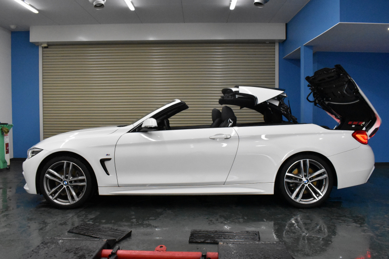 BMW 4シリーズ 440i ｶﾌﾞﾘｵﾚ Mｽﾎﾟｰﾂ LCI後期 ﾍｷｻｺﾞﾅﾙLEDﾍｯﾄﾞﾗｲﾄ&ﾃｰﾙ 追従ACC HUD 直6ﾀｰﾎﾞ ﾋｰﾀｰ付黒革 液晶ﾒｰﾀｰ harman/kardon 車線変更&逸脱&歩行者&衝突警告 衝突軽減B 19AW ﾀｯﾁﾊﾟﾈﾙHDDﾅﾋﾞ ﾌﾙｾｸﾞBｶﾒﾗ 1ｵｰﾅｰ 2年保証