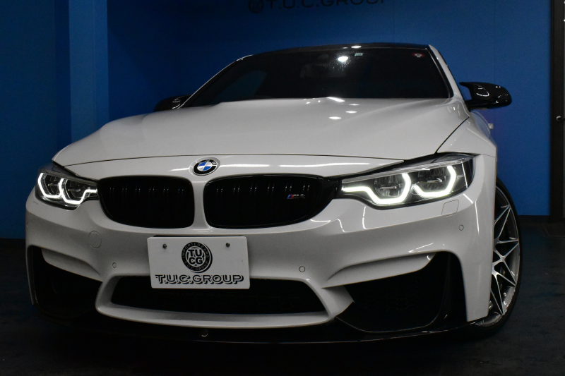 BMW Mシリーズ M4ｸｰﾍﾟ ｺﾝﾍﾟﾃｨｼｮﾝ 450馬力 LCI後期 ｱﾀﾞﾌﾟﾃｨﾌﾞMｻｽ ﾍｷｻｺﾞﾅﾙLED&ﾃｰﾙ 7速DCT Mﾊﾟﾌｫｰﾏﾝｽｴｱﾛ 専用鍛造20AW 専用軽量ﾋｰﾀｰ付黒革 車線変更＆逸脱＆歩行者警告 ﾀｯﾁﾊﾟﾈﾙﾅﾋﾞBｶﾒﾗ ﾊｰﾏﾝｶｰﾄﾞﾝ2年保証