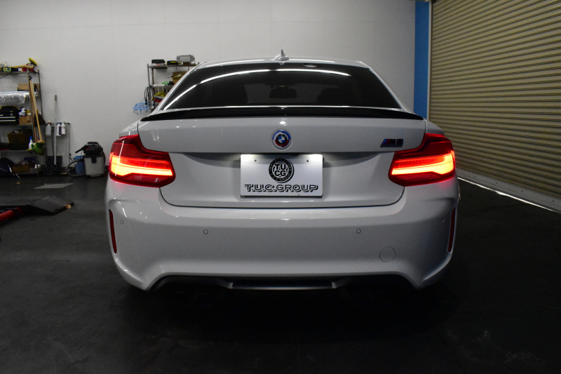 BMW Mシリーズ M2 ｺﾝﾍﾟﾃｨｼｮﾝ MDCT 7速DCT LCI後期 ｺﾝﾍﾟﾃｨｼｮﾝ専用410馬力ｴﾝｼﾞﾝ ﾍｷｻｺﾞﾅﾙLEDﾍｯﾄﾞﾗｲﾄ&ﾃｰﾙ ﾋｰﾀｰ付黒革 harman/kardon ﾀｯﾁﾊﾟﾈﾙHDDﾅﾋﾞBｶﾒﾗ 19AW 車線逸脱&歩行者警告 衝突軽減ﾌﾞﾚｰｷ ｶｰﾎﾞﾝｲﾝﾃﾘｱ Mｼｰﾄﾍﾞﾙﾄ  2年保証