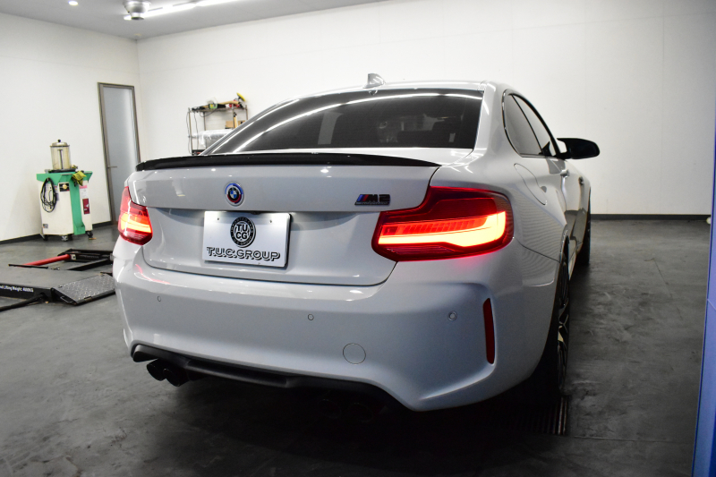 BMW Mシリーズ M2 ｺﾝﾍﾟﾃｨｼｮﾝ MDCT 7速DCT LCI後期 ｺﾝﾍﾟﾃｨｼｮﾝ専用410馬力ｴﾝｼﾞﾝ ﾍｷｻｺﾞﾅﾙLEDﾍｯﾄﾞﾗｲﾄ&ﾃｰﾙ ﾋｰﾀｰ付黒革 harman/kardon ﾀｯﾁﾊﾟﾈﾙHDDﾅﾋﾞBｶﾒﾗ 19AW 車線逸脱&歩行者警告 衝突軽減ﾌﾞﾚｰｷ ｶｰﾎﾞﾝｲﾝﾃﾘｱ Mｼｰﾄﾍﾞﾙﾄ  2年保証