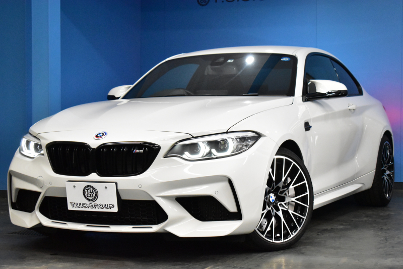 BMW Mシリーズ M2 ｺﾝﾍﾟﾃｨｼｮﾝ MDCT 7速DCT LCI後期 ｺﾝﾍﾟﾃｨｼｮﾝ専用410馬力ｴﾝｼﾞﾝ ﾍｷｻｺﾞﾅﾙLEDﾍｯﾄﾞﾗｲﾄ&ﾃｰﾙ ﾋｰﾀｰ付黒革 harman/kardon ﾀｯﾁﾊﾟﾈﾙHDDﾅﾋﾞBｶﾒﾗ 19AW 車線逸脱&歩行者警告 衝突軽減ﾌﾞﾚｰｷ ｶｰﾎﾞﾝｲﾝﾃﾘｱ Mｼｰﾄﾍﾞﾙﾄ  2年保証