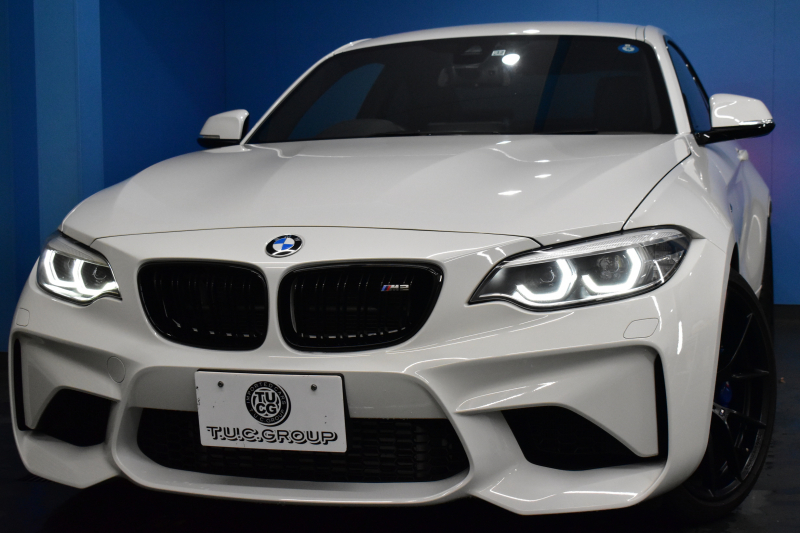 BMW Mシリーズ M2 MDCT 7速DCT LCI後期 ﾋｰﾀｰ付黒革 ｱﾀﾞﾌﾟﾃｨﾌﾞﾍｷｻｺﾞﾅﾙLEDﾍｯﾄﾞﾗｲﾄ&ﾃｰﾙ ﾀｯﾁﾊﾟﾈﾙHDDﾅﾋﾞ Mperformance19AW 車線逸脱&歩行者警告 衝突軽減ﾌﾞﾚｰｷ ｶｰﾎﾞﾝｲﾝﾃﾘｱ Bｶﾒﾗ iｽﾄｯﾌﾟ ｽﾏｰﾄｷｰ 2年保証