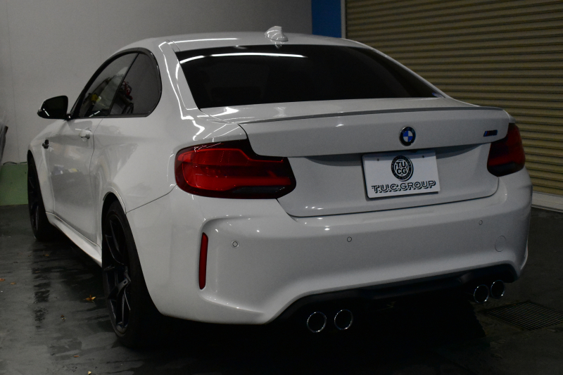 BMW Mシリーズ M2 MDCT 7速DCT LCI後期 ﾋｰﾀｰ付黒革 ｱﾀﾞﾌﾟﾃｨﾌﾞﾍｷｻｺﾞﾅﾙLEDﾍｯﾄﾞﾗｲﾄ&ﾃｰﾙ ﾀｯﾁﾊﾟﾈﾙHDDﾅﾋﾞ Mperformance19AW 車線逸脱&歩行者警告 衝突軽減ﾌﾞﾚｰｷ ｶｰﾎﾞﾝｲﾝﾃﾘｱ Bｶﾒﾗ iｽﾄｯﾌﾟ ｽﾏｰﾄｷｰ 2年保証