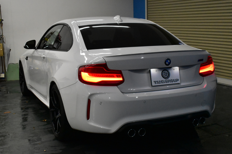 BMW Mシリーズ M2 MDCT 7速DCT LCI後期 ﾋｰﾀｰ付黒革 ｱﾀﾞﾌﾟﾃｨﾌﾞﾍｷｻｺﾞﾅﾙLEDﾍｯﾄﾞﾗｲﾄ&ﾃｰﾙ ﾀｯﾁﾊﾟﾈﾙHDDﾅﾋﾞ Mperformance19AW 車線逸脱&歩行者警告 衝突軽減ﾌﾞﾚｰｷ ｶｰﾎﾞﾝｲﾝﾃﾘｱ Bｶﾒﾗ iｽﾄｯﾌﾟ ｽﾏｰﾄｷｰ 2年保証