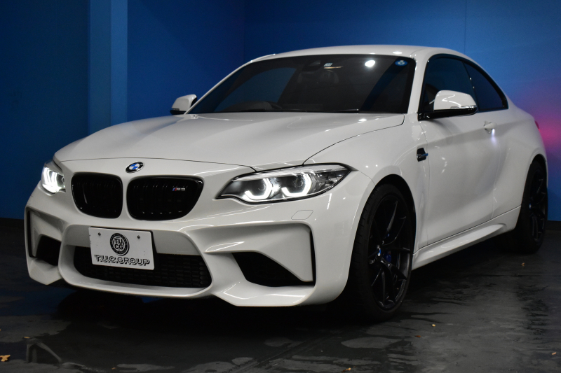 BMW Mシリーズ M2 MDCT 7速DCT LCI後期 ﾋｰﾀｰ付黒革 ｱﾀﾞﾌﾟﾃｨﾌﾞﾍｷｻｺﾞﾅﾙLEDﾍｯﾄﾞﾗｲﾄ&ﾃｰﾙ ﾀｯﾁﾊﾟﾈﾙHDDﾅﾋﾞ Mperformance19AW 車線逸脱&歩行者警告 衝突軽減ﾌﾞﾚｰｷ ｶｰﾎﾞﾝｲﾝﾃﾘｱ Bｶﾒﾗ iｽﾄｯﾌﾟ ｽﾏｰﾄｷｰ 2年保証