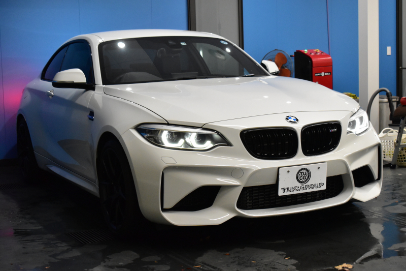 BMW Mシリーズ M2 MDCT 7速DCT LCI後期 ﾋｰﾀｰ付黒革 ｱﾀﾞﾌﾟﾃｨﾌﾞﾍｷｻｺﾞﾅﾙLEDﾍｯﾄﾞﾗｲﾄ&ﾃｰﾙ ﾀｯﾁﾊﾟﾈﾙHDDﾅﾋﾞ Mperformance19AW 車線逸脱&歩行者警告 衝突軽減ﾌﾞﾚｰｷ ｶｰﾎﾞﾝｲﾝﾃﾘｱ Bｶﾒﾗ iｽﾄｯﾌﾟ ｽﾏｰﾄｷｰ 2年保証