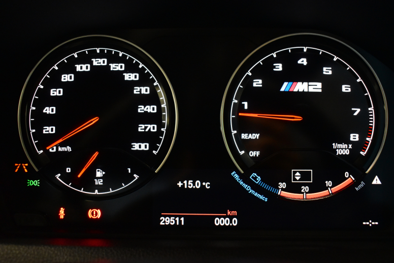 BMW Mシリーズ M2 ｺﾝﾍﾟﾃｨｼｮﾝ 6速MT LCI後期 ﾍｷｻｺﾞﾅﾙLEDﾍｯﾄﾞﾗｲﾄ&ﾃｰﾙ ﾋｰﾀｰ付黒革 harman/kardon ﾀｯﾁﾊﾟﾈﾙHDDﾅﾋﾞBｶﾒﾗ 19AW 車線逸脱&歩行者警告 衝突軽減ﾌﾞﾚｰｷ ｶｰﾎﾞﾝｲﾝﾃﾘｱ Mｼｰﾄﾍﾞﾙﾄ  2年保証