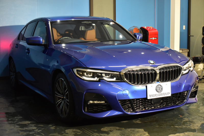 BMW 3シリーズ 320i Mｽﾎﾟｰﾂ G20型 ﾊｲﾗｲﾝP ﾊﾟｰｷﾝｸﾞｱｼｽﾄﾌﾟﾗｽ ﾋｰﾀｰ付茶革 追従ACC LEDﾍｯﾄﾞﾗｲﾄ  3Dﾋﾞｭｰ全周囲ｶﾒﾗ ﾀｯﾁﾊﾟﾈﾙﾅﾋﾞ ｱｯﾌﾟﾙｶｰﾌﾟﾚｲ 側面衝突&車線変更&逸脱&歩行者警告 液晶ﾒｰﾀｰ 後退ｱｼｽﾄ ｱｸﾃｨﾌﾞPDC緊急ﾌﾞﾚｰｷ 18AW  2年保証