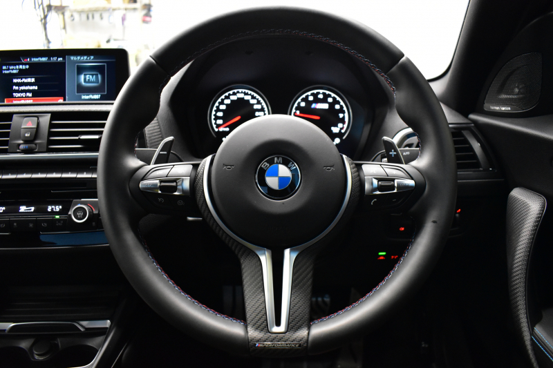 BMW Mシリーズ M2 ｺﾝﾍﾟﾃｨｼｮﾝ MDCT 7速DCT LCI後期 ｾﾚｸﾄ&MﾄﾞﾗｲﾊﾞｰｽﾞP ｻﾝR 最高速270㎞/h  ﾍｷｻｺﾞﾅﾙLEDﾍｯﾄﾞﾗｲﾄ&ﾃｰﾙ ﾋｰﾀｰ付黒革 harman/kardon ﾀｯﾁﾊﾟﾈﾙHDDﾅﾋﾞBｶﾒﾗ 19AW 車線逸脱&歩行者警告 衝突軽減ﾌﾞﾚｰｷ ｶｰﾎﾞﾝｲﾝﾃﾘｱ Mｼｰﾄﾍﾞﾙﾄ  2年保証