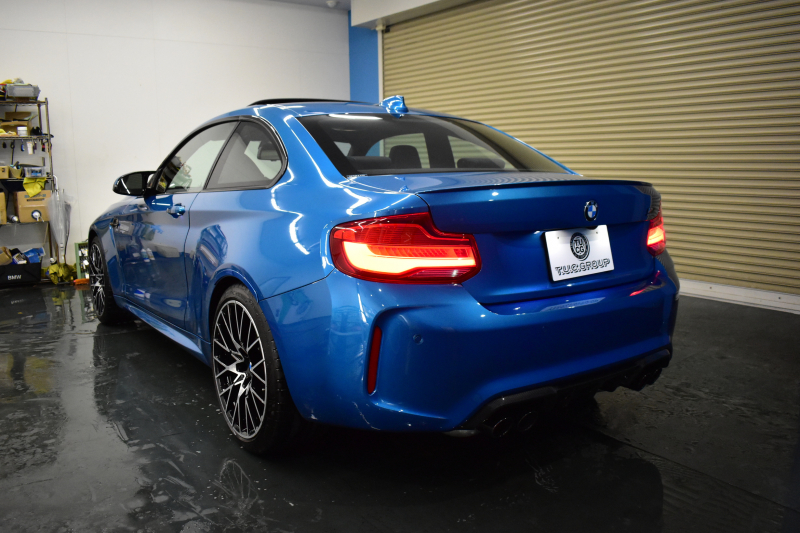 BMW Mシリーズ M2 ｺﾝﾍﾟﾃｨｼｮﾝ MDCT 7速DCT LCI後期 ｾﾚｸﾄ&MﾄﾞﾗｲﾊﾞｰｽﾞP ｻﾝR 最高速270㎞/h  ﾍｷｻｺﾞﾅﾙLEDﾍｯﾄﾞﾗｲﾄ&ﾃｰﾙ ﾋｰﾀｰ付黒革 harman/kardon ﾀｯﾁﾊﾟﾈﾙHDDﾅﾋﾞBｶﾒﾗ 19AW 車線逸脱&歩行者警告 衝突軽減ﾌﾞﾚｰｷ ｶｰﾎﾞﾝｲﾝﾃﾘｱ Mｼｰﾄﾍﾞﾙﾄ  2年保証