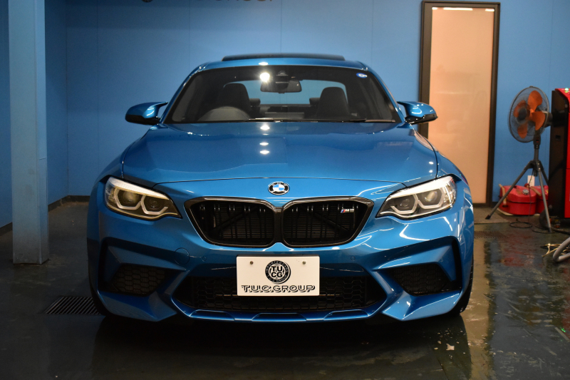 BMW Mシリーズ M2 ｺﾝﾍﾟﾃｨｼｮﾝ MDCT 7速DCT LCI後期 ｾﾚｸﾄ&MﾄﾞﾗｲﾊﾞｰｽﾞP ｻﾝR 最高速270㎞/h  ﾍｷｻｺﾞﾅﾙLEDﾍｯﾄﾞﾗｲﾄ&ﾃｰﾙ ﾋｰﾀｰ付黒革 harman/kardon ﾀｯﾁﾊﾟﾈﾙHDDﾅﾋﾞBｶﾒﾗ 19AW 車線逸脱&歩行者警告 衝突軽減ﾌﾞﾚｰｷ ｶｰﾎﾞﾝｲﾝﾃﾘｱ Mｼｰﾄﾍﾞﾙﾄ  2年保証