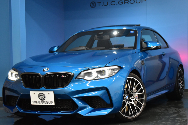 BMW Mシリーズ M2 ｺﾝﾍﾟﾃｨｼｮﾝ MDCT 7速DCT LCI後期 ｾﾚｸﾄ&MﾄﾞﾗｲﾊﾞｰｽﾞP ｻﾝR 最高速270㎞/h  ﾍｷｻｺﾞﾅﾙLEDﾍｯﾄﾞﾗｲﾄ&ﾃｰﾙ ﾋｰﾀｰ付黒革 harman/kardon ﾀｯﾁﾊﾟﾈﾙHDDﾅﾋﾞBｶﾒﾗ 19AW 車線逸脱&歩行者警告 衝突軽減ﾌﾞﾚｰｷ ｶｰﾎﾞﾝｲﾝﾃﾘｱ Mｼｰﾄﾍﾞﾙﾄ  2年保証
