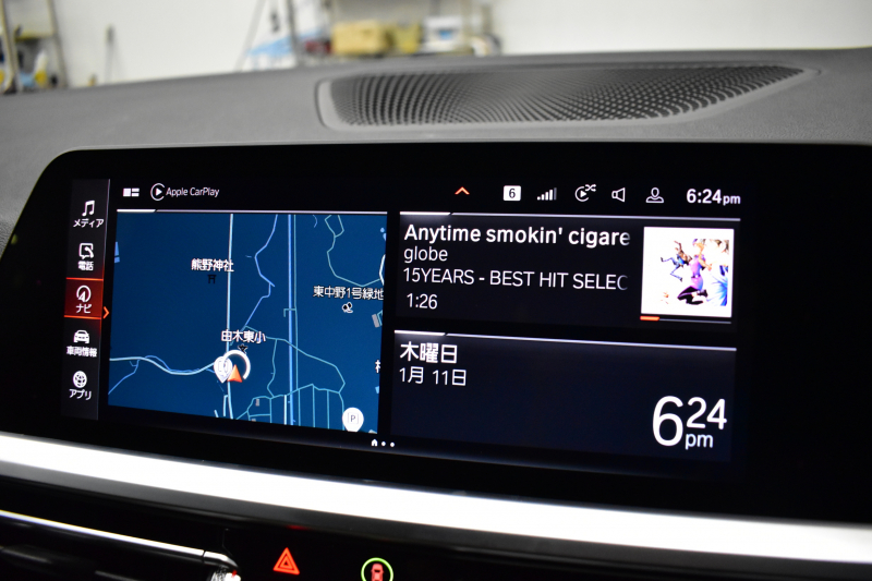 BMW 3シリーズ 320i Mｽﾎﾟｰﾂ G20型 ﾊﾟｰｷﾝｸﾞｱｼｽﾄﾌﾟﾗｽ 追従ACC LEDﾍｯﾄﾞﾗｲﾄ ｼｰﾄﾋｰﾀｰ 3Dﾋﾞｭｰ全周囲ｶﾒﾗ ﾀｯﾁﾊﾟﾈﾙﾅﾋﾞ ｱｯﾌﾟﾙｶｰﾌﾟﾚｲ 側面衝突&車線変更&逸脱&歩行者警告 液晶ﾒｰﾀｰ 後退ｱｼｽﾄ ｱｸﾃｨﾌﾞPDC緊急ﾌﾞﾚｰｷ 18AW  2年保証