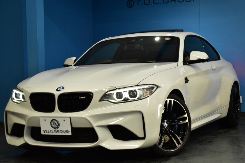 BMW Mシリーズ M2 MDCT 7速DCT ｻﾝﾙｰﾌ ﾋｰﾀｰ付黒革 LEDﾘﾝｸﾞｷｾﾉﾝﾍｯﾄﾞﾗｲﾄ ﾀｯﾁﾊﾟｯﾄﾞHDDﾅﾋﾞ 19AW  車線逸脱&歩行者警告 衝突軽減ﾌﾞﾚｰｷ ｶｰﾎﾞﾝｲﾝﾃﾘｱ Bｶﾒﾗ iｽﾄｯﾌﾟ ｽﾏｰﾄｷｰ 2年保証