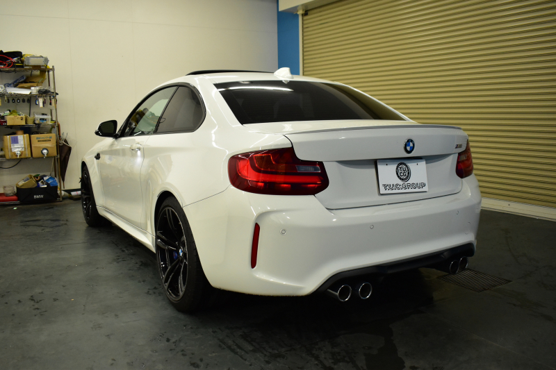 BMW Mシリーズ M2 MDCT 7速DCT ｻﾝﾙｰﾌ ﾋｰﾀｰ付黒革 LEDﾘﾝｸﾞｷｾﾉﾝﾍｯﾄﾞﾗｲﾄ ﾀｯﾁﾊﾟｯﾄﾞHDDﾅﾋﾞ 19AW  車線逸脱&歩行者警告 衝突軽減ﾌﾞﾚｰｷ ｶｰﾎﾞﾝｲﾝﾃﾘｱ Bｶﾒﾗ iｽﾄｯﾌﾟ ｽﾏｰﾄｷｰ 2年保証