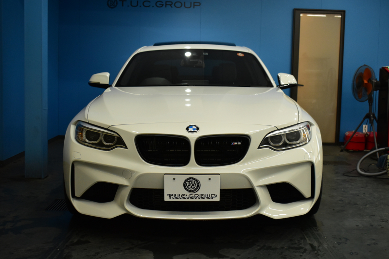 BMW Mシリーズ M2 MDCT 7速DCT ｻﾝﾙｰﾌ ﾋｰﾀｰ付黒革 LEDﾘﾝｸﾞｷｾﾉﾝﾍｯﾄﾞﾗｲﾄ ﾀｯﾁﾊﾟｯﾄﾞHDDﾅﾋﾞ 19AW  車線逸脱&歩行者警告 衝突軽減ﾌﾞﾚｰｷ ｶｰﾎﾞﾝｲﾝﾃﾘｱ Bｶﾒﾗ iｽﾄｯﾌﾟ ｽﾏｰﾄｷｰ 2年保証