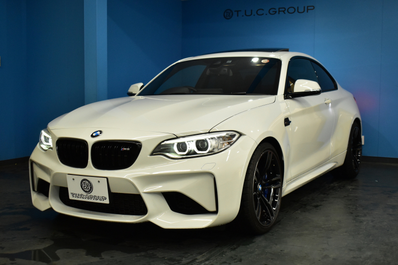 BMW Mシリーズ M2 MDCT 7速DCT ｻﾝﾙｰﾌ ﾋｰﾀｰ付黒革 LEDﾘﾝｸﾞｷｾﾉﾝﾍｯﾄﾞﾗｲﾄ ﾀｯﾁﾊﾟｯﾄﾞHDDﾅﾋﾞ 19AW  車線逸脱&歩行者警告 衝突軽減ﾌﾞﾚｰｷ ｶｰﾎﾞﾝｲﾝﾃﾘｱ Bｶﾒﾗ iｽﾄｯﾌﾟ ｽﾏｰﾄｷｰ 2年保証