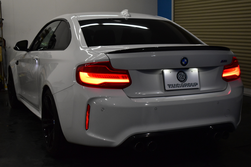 BMW Mシリーズ M2 MDCT 7速DCT LCI後期 ﾋｰﾀｰ付黒革 ｱﾀﾞﾌﾟﾃｨﾌﾞﾍｷｻｺﾞﾅﾙLEDﾍｯﾄﾞﾗｲﾄ&ﾃｰﾙ ﾀｯﾁﾊﾟﾈﾙHDDﾅﾋﾞ Bｶﾒﾗ ﾘｱPDC 19AW 車線逸脱&歩行者警告 衝突軽減ﾌﾞﾚｰｷ ｶｰﾎﾞﾝｲﾝﾃﾘｱ iｽﾄｯﾌﾟ ｽﾏｰﾄｷｰ 2年保証