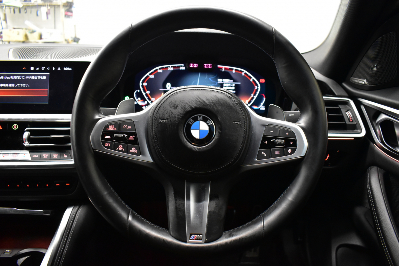 BMW 4シリーズ 420iｸﾞﾗﾝｸｰﾍﾟ Mｽﾎﾟｰﾂ 新車保証R7年2月迄 ﾊｲﾗｲﾝ&ｺﾝﾌｫｰﾄ&ｻｳﾝﾄﾞP ﾋｰﾀｰ付黒革 ﾊｰﾏﾝｶｰﾄﾞﾝ LEDﾍｯﾄﾞﾗｲﾄ 追従ACC 車線変更警告 ﾀｯﾁﾊﾟﾈﾙﾅﾋﾞBｶﾒﾗ Apple Car Play ﾌﾙｾｸﾞ 3Dﾋﾞｭｰ全周囲ｶﾒﾗ 液晶ﾒｰﾀｰ Pｱｼｽﾄ 19AW