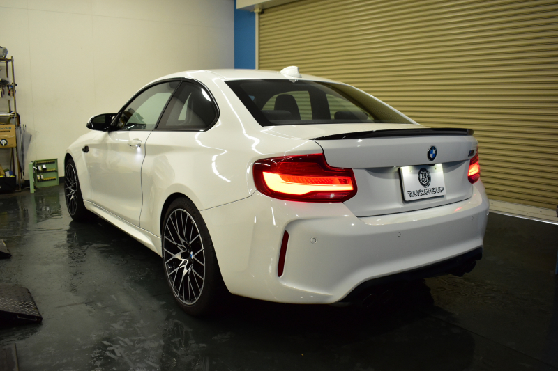 BMW Mシリーズ M2 ｺﾝﾍﾟﾃｨｼｮﾝ MDCT 7速DCT LCI後期 ｺﾝﾍﾟﾃｨｼｮﾝ専用410馬力ｴﾝｼﾞﾝ ﾍｷｻｺﾞﾅﾙLEDﾍｯﾄﾞﾗｲﾄ&ﾃｰﾙ ﾋｰﾀｰ付黒革 harman/kardon ﾀｯﾁﾊﾟﾈﾙHDDﾅﾋﾞBｶﾒﾗ 専用19AW 車線逸脱&歩行者警告 衝突軽減ﾌﾞﾚｰｷ ｶｰﾎﾞﾝｲﾝﾃﾘｱ Mｼｰﾄﾍﾞﾙﾄ  2年保証