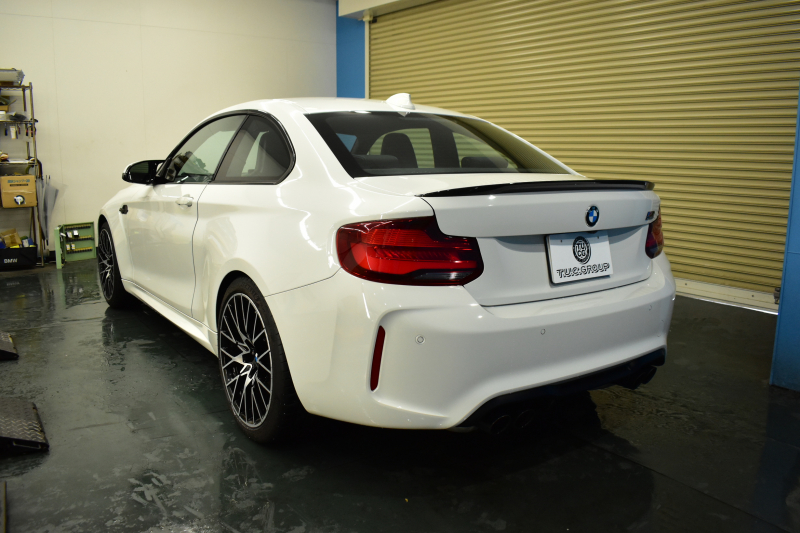 BMW Mシリーズ M2 ｺﾝﾍﾟﾃｨｼｮﾝ MDCT 7速DCT LCI後期 ｺﾝﾍﾟﾃｨｼｮﾝ専用410馬力ｴﾝｼﾞﾝ ﾍｷｻｺﾞﾅﾙLEDﾍｯﾄﾞﾗｲﾄ&ﾃｰﾙ ﾋｰﾀｰ付黒革 harman/kardon ﾀｯﾁﾊﾟﾈﾙHDDﾅﾋﾞBｶﾒﾗ 専用19AW 車線逸脱&歩行者警告 衝突軽減ﾌﾞﾚｰｷ ｶｰﾎﾞﾝｲﾝﾃﾘｱ Mｼｰﾄﾍﾞﾙﾄ  2年保証