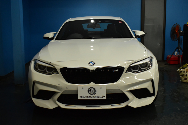 BMW Mシリーズ M2 ｺﾝﾍﾟﾃｨｼｮﾝ MDCT 7速DCT LCI後期 ｺﾝﾍﾟﾃｨｼｮﾝ専用410馬力ｴﾝｼﾞﾝ ﾍｷｻｺﾞﾅﾙLEDﾍｯﾄﾞﾗｲﾄ&ﾃｰﾙ ﾋｰﾀｰ付黒革 harman/kardon ﾀｯﾁﾊﾟﾈﾙHDDﾅﾋﾞBｶﾒﾗ 専用19AW 車線逸脱&歩行者警告 衝突軽減ﾌﾞﾚｰｷ ｶｰﾎﾞﾝｲﾝﾃﾘｱ Mｼｰﾄﾍﾞﾙﾄ  2年保証