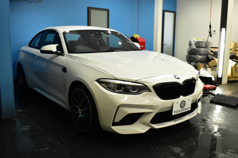 BMW Mシリーズ M2 ｺﾝﾍﾟﾃｨｼｮﾝ MDCT 7速DCT LCI後期 ｺﾝﾍﾟﾃｨｼｮﾝ専用410馬力ｴﾝｼﾞﾝ ﾍｷｻｺﾞﾅﾙLEDﾍｯﾄﾞﾗｲﾄ&ﾃｰﾙ ﾋｰﾀｰ付黒革 harman/kardon ﾀｯﾁﾊﾟﾈﾙHDDﾅﾋﾞBｶﾒﾗ 専用19AW 車線逸脱&歩行者警告 衝突軽減ﾌﾞﾚｰｷ ｶｰﾎﾞﾝｲﾝﾃﾘｱ Mｼｰﾄﾍﾞﾙﾄ  2年保証