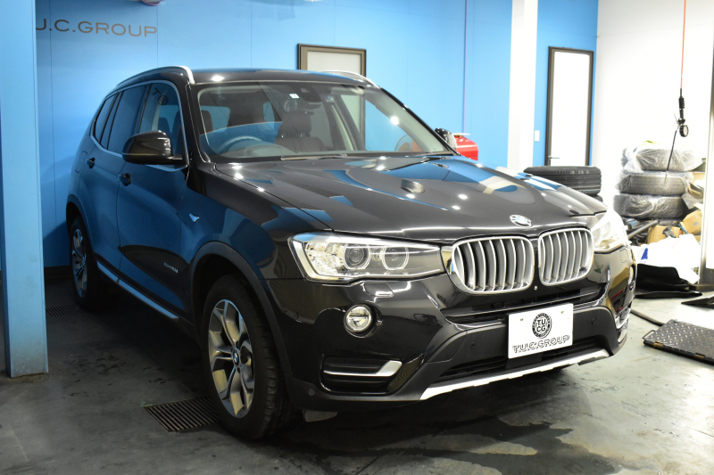 BMW X3 Xdrive20d Xﾗｲﾝ 最終ﾓﾃﾞﾙ ﾋｰﾀｰ付電動茶革 追従ACC LCW 横ﾒﾆｭｰ型ﾀｯﾁﾊﾟｯﾄﾞHDDﾅﾋﾞTV 360度ｶﾒﾗ 衝突軽減ﾌﾞﾚｰｷ 車線逸脱&歩行者警告  Bluetoothｵｰﾃﾞｨｵ&通話 電動ﾄﾗﾝｸ LEDﾌｫｸﾞﾗｲﾄ 18AW ｳｯﾄﾞﾊﾟﾈﾙ 2年保証