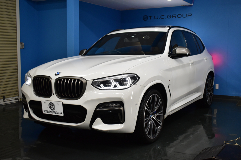 BMW X3 M40i 全席ﾋｰﾀｰ付ｺﾆｬｯｸ革専用形状Mｽﾎﾟｰﾂｼｰﾄ ﾌｧｽﾄﾄﾗｯｸ&ｾﾚｸﾄP 387馬力 ﾊﾟﾉﾗﾏｻﾝﾙｰﾌ ﾗｲﾌﾞｺｸﾋﾟｯﾄ ﾊｰﾏﾝｶｰﾄﾞﾝ 可変Mｻｽ Mｼｰﾄﾍﾞﾙﾄ 専用21AW HUD 追従ACC ｼﾞｪｽﾁｬｰｺﾝﾄﾛｰﾙ付ﾀｯﾁ画面ﾅﾋﾞTV 360度ｶﾒﾗ LEDﾍｯﾄﾞﾗｲﾄ