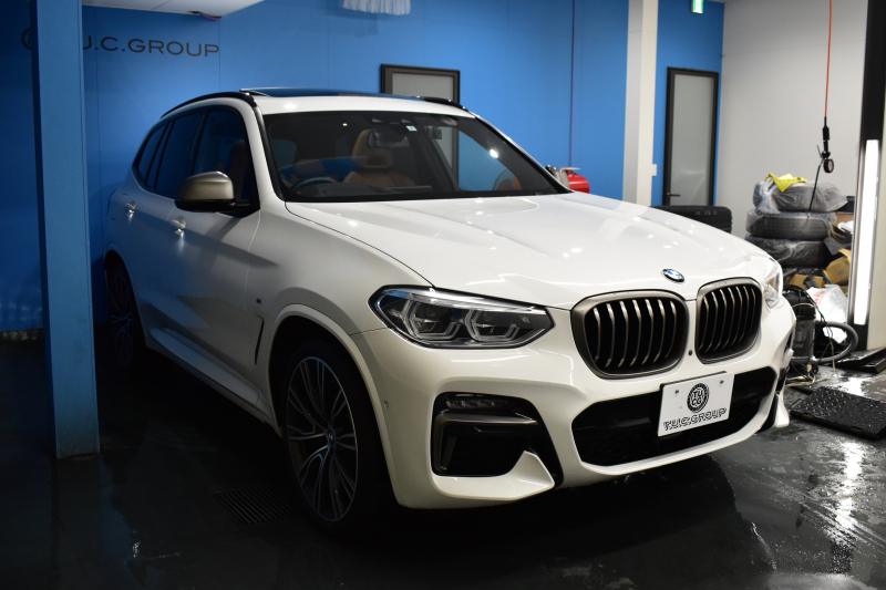 BMW X3 M40i 全席ﾋｰﾀｰ付ｺﾆｬｯｸ革専用形状Mｽﾎﾟｰﾂｼｰﾄ ﾌｧｽﾄﾄﾗｯｸ&ｾﾚｸﾄP 387馬力 ﾊﾟﾉﾗﾏｻﾝﾙｰﾌ ﾗｲﾌﾞｺｸﾋﾟｯﾄ ﾊｰﾏﾝｶｰﾄﾞﾝ 可変Mｻｽ Mｼｰﾄﾍﾞﾙﾄ 専用21AW HUD 追従ACC ｼﾞｪｽﾁｬｰｺﾝﾄﾛｰﾙ付ﾀｯﾁ画面ﾅﾋﾞTV 360度ｶﾒﾗ LEDﾍｯﾄﾞﾗｲﾄ