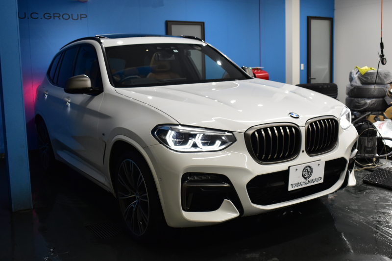BMW X3 M40i 全席ﾋｰﾀｰ付ｺﾆｬｯｸ革専用形状Mｽﾎﾟｰﾂｼｰﾄ ﾌｧｽﾄﾄﾗｯｸ&ｾﾚｸﾄP 387馬力 ﾊﾟﾉﾗﾏｻﾝﾙｰﾌ ﾗｲﾌﾞｺｸﾋﾟｯﾄ ﾊｰﾏﾝｶｰﾄﾞﾝ 可変Mｻｽ Mｼｰﾄﾍﾞﾙﾄ 専用21AW HUD 追従ACC ｼﾞｪｽﾁｬｰｺﾝﾄﾛｰﾙ付ﾀｯﾁ画面ﾅﾋﾞTV 360度ｶﾒﾗ LEDﾍｯﾄﾞﾗｲﾄ