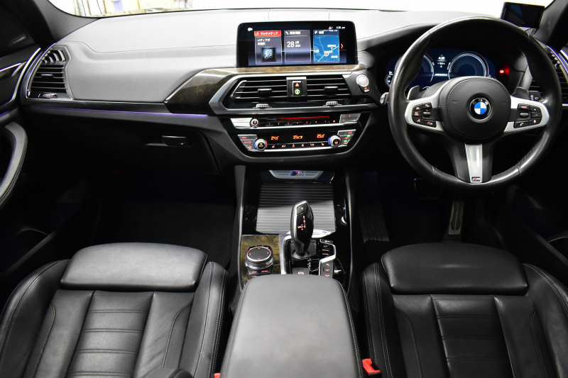 BMW X3 M40d ｾﾚｸﾄﾊﾟｯｹｰｼﾞ ﾊｲﾗｲﾝ 326馬力 ﾊﾟﾉﾗﾏｻﾝﾙｰﾌ 全席ﾋｰﾀｰ付黒革 ﾊｰﾏﾝｶｰﾄﾞﾝ ｵﾌﾟｼｮﾝ21AW 追従ACC HUD ｽﾃｱﾘﾝｸﾞｻﾎﾟｰﾄ ﾀｯﾁﾊﾟﾈﾙﾅﾋﾞTV 360度ｶﾒﾗ3Dﾋﾞｭｰ LEDﾍｯﾄﾞﾗｲﾄ 電動ﾄﾗﾝｸ ﾜｲﾔﾚｽ充電 液晶ﾒｰﾀｰ 2年保証