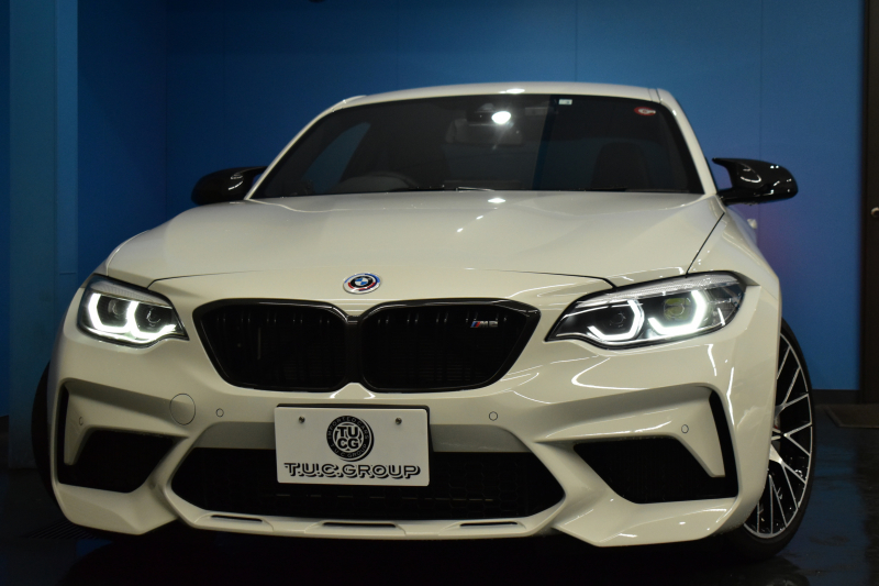 BMW Mシリーズ M2 ｺﾝﾍﾟﾃｨｼｮﾝ MDCT 7速DCT LCI後期 ｺﾝﾍﾟﾃｨｼｮﾝ専用410馬力ｴﾝｼﾞﾝ  Mﾊﾟﾌｫ車高調 ﾍｷｻｺﾞﾅﾙLEDﾍｯﾄﾞﾗｲﾄ&ﾃｰﾙ ﾋｰﾀｰ付黒革 harman/kardon ﾀｯﾁﾊﾟﾈﾙHDDﾅﾋﾞBｶﾒﾗ 専用19AW 車線逸脱&歩行者警告 衝突軽減ﾌﾞﾚｰｷ ｶｰﾎﾞﾝｲﾝﾃﾘｱ Mｼｰﾄﾍﾞﾙﾄ  2年保証