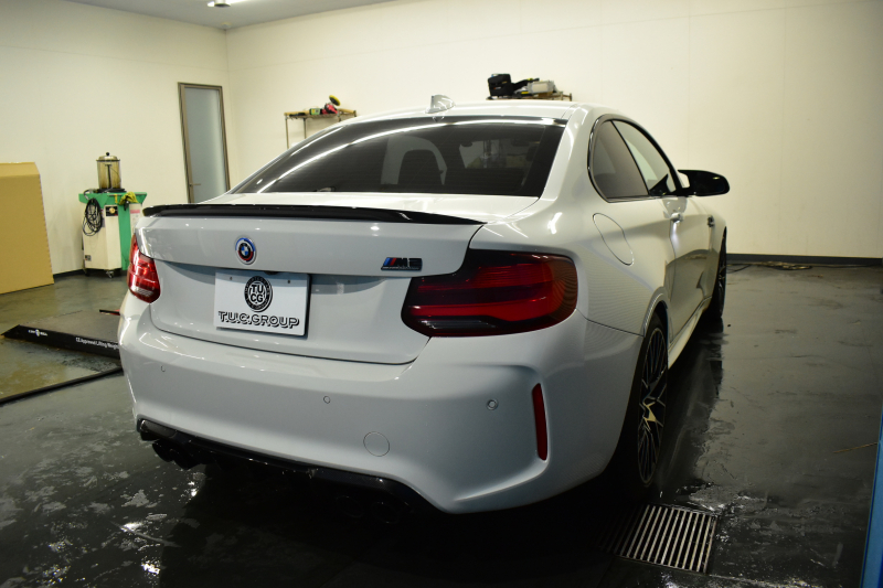 BMW Mシリーズ M2 ｺﾝﾍﾟﾃｨｼｮﾝ MDCT 7速DCT LCI後期 ｺﾝﾍﾟﾃｨｼｮﾝ専用410馬力ｴﾝｼﾞﾝ  Mﾊﾟﾌｫ車高調 ﾍｷｻｺﾞﾅﾙLEDﾍｯﾄﾞﾗｲﾄ&ﾃｰﾙ ﾋｰﾀｰ付黒革 harman/kardon ﾀｯﾁﾊﾟﾈﾙHDDﾅﾋﾞBｶﾒﾗ 専用19AW 車線逸脱&歩行者警告 衝突軽減ﾌﾞﾚｰｷ ｶｰﾎﾞﾝｲﾝﾃﾘｱ Mｼｰﾄﾍﾞﾙﾄ  2年保証