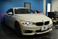 BMW 4シリーズ 420i ｸﾞﾗﾝｸｰﾍﾟ ｲﾝｽﾀｲﾙ 限定車 追従ACC HUD ｱﾀﾞﾌﾟﾃｨﾌﾞLEDﾍｯﾄﾞﾗｲﾄ&ﾃｰﾙ ﾋｰﾀｰ付茶革 19AW ｻﾃﾝｱﾙﾐﾓｰﾙ ｳｯﾄﾞｲﾝﾃﾘｱ ﾀｯﾁﾊﾟｯﾄﾞﾅﾋﾞBｶﾒﾗ LCW 衝突軽減B 電動Rｹﾞｰﾄ  ｺﾝﾌｫA 2年保証