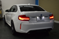 BMW Mシリーズ M2 ｺﾝﾍﾟﾃｨｼｮﾝ 6速MT LCI後期 ｺﾝﾍﾟﾃｨｼｮﾝ専用410馬力ｴﾝｼﾞﾝ ﾍｷｻｺﾞﾅﾙLEDﾍｯﾄﾞﾗｲﾄ&ﾃｰﾙ ﾋｰﾀｰ付黒革 ﾀｯﾁﾊﾟﾈﾙHDDﾅﾋﾞBｶﾒﾗ 専用19AW 車線逸脱&歩行者警告 衝突軽減ﾌﾞﾚｰｷ ｶｰﾎﾞﾝｲﾝﾃﾘｱ Mｼｰﾄﾍﾞﾙﾄ  2年保証