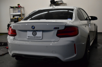 BMW Mシリーズ M2 ｺﾝﾍﾟﾃｨｼｮﾝ 6速MT LCI後期 ｺﾝﾍﾟﾃｨｼｮﾝ専用410馬力ｴﾝｼﾞﾝ ﾍｷｻｺﾞﾅﾙLEDﾍｯﾄﾞﾗｲﾄ&ﾃｰﾙ ﾋｰﾀｰ付黒革 ﾀｯﾁﾊﾟﾈﾙHDDﾅﾋﾞBｶﾒﾗ 専用19AW 車線逸脱&歩行者警告 衝突軽減ﾌﾞﾚｰｷ ｶｰﾎﾞﾝｲﾝﾃﾘｱ Mｼｰﾄﾍﾞﾙﾄ  2年保証