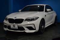 BMW Mシリーズ M2 ｺﾝﾍﾟﾃｨｼｮﾝ 6速MT LCI後期 ｺﾝﾍﾟﾃｨｼｮﾝ専用410馬力ｴﾝｼﾞﾝ ﾍｷｻｺﾞﾅﾙLEDﾍｯﾄﾞﾗｲﾄ&ﾃｰﾙ ﾋｰﾀｰ付黒革 ﾀｯﾁﾊﾟﾈﾙHDDﾅﾋﾞBｶﾒﾗ 専用19AW 車線逸脱&歩行者警告 衝突軽減ﾌﾞﾚｰｷ ｶｰﾎﾞﾝｲﾝﾃﾘｱ Mｼｰﾄﾍﾞﾙﾄ  2年保証