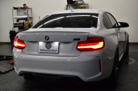 BMW Mシリーズ M2 ｺﾝﾍﾟﾃｨｼｮﾝ 6速MT LCI後期 ｺﾝﾍﾟﾃｨｼｮﾝ専用410馬力ｴﾝｼﾞﾝ ﾍｷｻｺﾞﾅﾙLEDﾍｯﾄﾞﾗｲﾄ&ﾃｰﾙ ﾋｰﾀｰ付黒革 ﾀｯﾁﾊﾟﾈﾙHDDﾅﾋﾞBｶﾒﾗ 専用19AW 車線逸脱&歩行者警告 衝突軽減ﾌﾞﾚｰｷ ｶｰﾎﾞﾝｲﾝﾃﾘｱ Mｼｰﾄﾍﾞﾙﾄ  2年保証