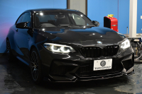 BMW Mシリーズ M2 ｺﾝﾍﾟﾃｨｼｮﾝ MDCT 7速DCT LCI後期 ｺﾝﾍﾟﾃｨｼｮﾝ専用410馬力ｴﾝｼﾞﾝ ﾍｷｻｺﾞﾅﾙLEDﾍｯﾄﾞﾗｲﾄ&ﾃｰﾙ ﾋｰﾀｰ付黒革 ﾀｯﾁﾊﾟﾈﾙHDDﾅﾋﾞBｶﾒﾗ 専用19AW 車線逸脱&歩行者警告 衝突軽減ﾌﾞﾚｰｷ ｶｰﾎﾞﾝｲﾝﾃﾘｱ Mｼｰﾄﾍﾞﾙﾄ 2年保証