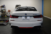 BMW 3シリーズ 320i Mｽﾎﾟｰﾂ ﾃﾞﾋﾞｭｰ&ｺﾝﾌｫｰﾄP ﾋｰﾀｰ付ﾌﾞﾗｯｸﾚｻﾞｰ ｵﾌﾟｼｮﾝ19AW 全周囲ｶﾒﾗ ﾀｯﾁﾊﾟﾈﾙﾅﾋﾞ ﾌﾙｾｸﾞTV ｱｯﾌﾟﾙｶｰﾌﾟﾚｲ 追従ACC LEDﾍｯﾄﾞﾗｲﾄ 電動ﾄﾗﾝｸ 側面衝突&車線変更&逸脱&歩行者警告 液晶ﾒｰﾀｰ 後退ｱｼｽﾄ Pｱｼｽﾄ 2年保証