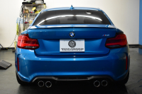 BMW Mシリーズ M2 6速MT LCI後期 ﾋｰﾀｰ付黒革 ｱﾀﾞﾌﾟﾃｨﾌﾞﾍｷｻｺﾞﾅﾙLEDﾍｯﾄﾞﾗｲﾄ&ﾃｰﾙ  ﾀｯﾁﾊﾟﾈﾙHDDﾅﾋﾞ Bｶﾒﾗ Scan-Speak社製ｽﾋﾟｰｶｰ/Studie Sound System 19AW 車線逸脱&歩行者警告 衝突軽減 ｶｰﾎﾞﾝｲﾝﾃﾘｱ  ﾌﾞﾗｯｸｸﾞﾘﾙ iｽﾄｯﾌﾟ ｽﾏｰﾄｷｰ 2年保証